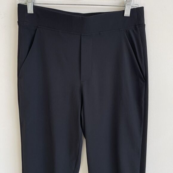 ATHLETA Brooklyn Mid Rise Ankle Pants Black Pull-On Trousers Size 4 - Picture 3 of 16